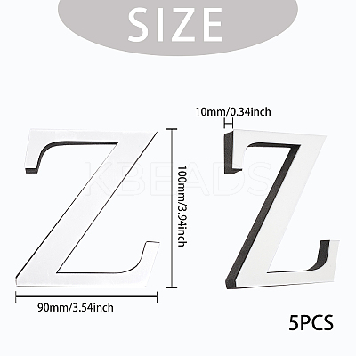 Acrylic Mirror Wall Stickers Decal DIY-CN0001-13A-Z-1