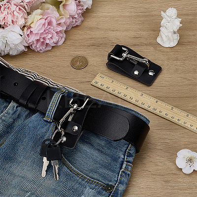 Imitation Leather Garment Accessories KEYC-WH0027-122-1