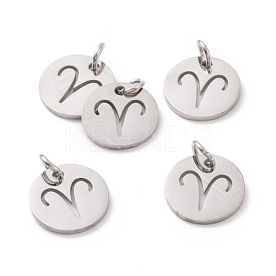 Non-Tarnish 304 Stainless Steel Charms STAS-Q201-T445-1S-1