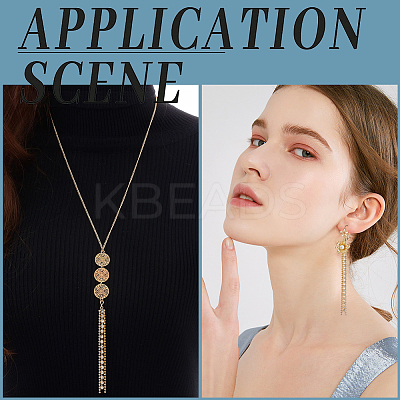 10Pcs Brass Rhinestone Cup Chain Big Pendants KK-BBC0011-79-1