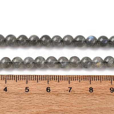 Natural Labradorite Beads Strands G-H326-01-6mm-1