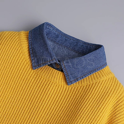 Detachable Cloth Women's False Collar DIY-WH20048-036A-1