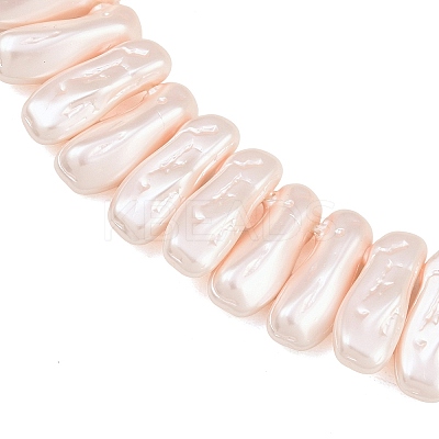 Electroplated Glass Pearl Beads Strands GL-CBA64F3-01D-1