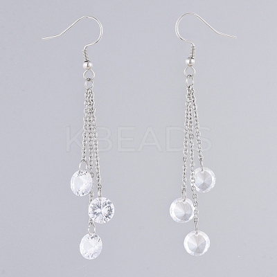 304 Stainless Steel Dangle Earrings EJEW-JE04003-03-1