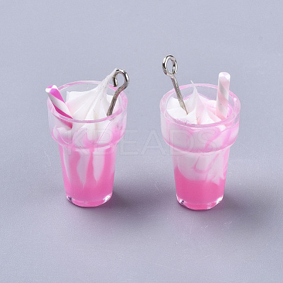 Resin Pendants CRES-S359-19-1