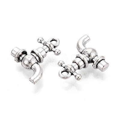 Tibetan Style Alloy Pendants TIBE-N014-30AS-1