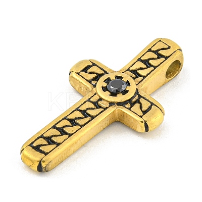 Ion Plating(IP) 304 Stainless Steel Pendants STAS-F307-02G-1