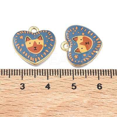 Printed Alloy Pendants PALLOY-P319-07C-07-1