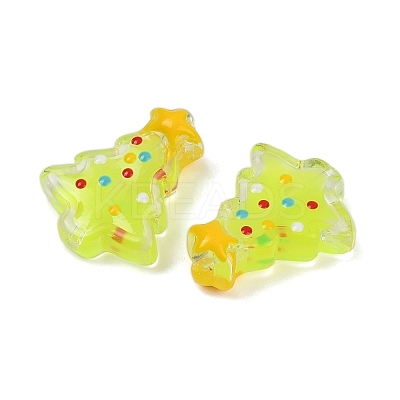 Transparent Glass Enamel Beads LAMP-S070-05H-1