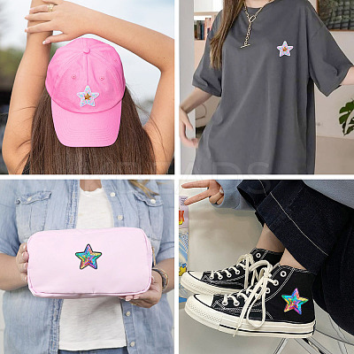 24Pcs 2 Colors Polyester Heat Transfer Vinyl Sheets PATC-TA0001-16-1