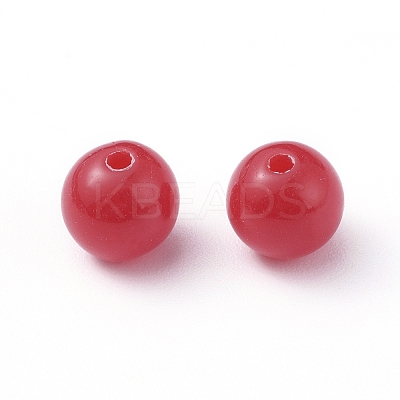 Fluorescent Acrylic Beads MACR-R517-8mm-11-1