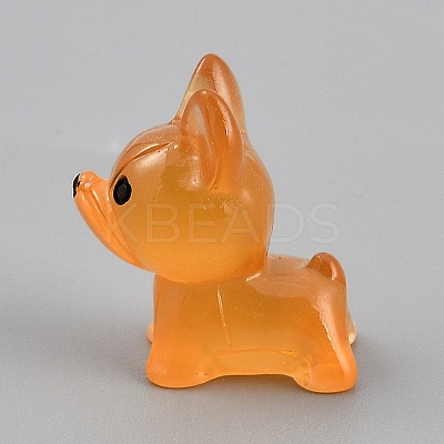 Luminous Resin Dog Display Decorations RESI-CJC0012-30C-1