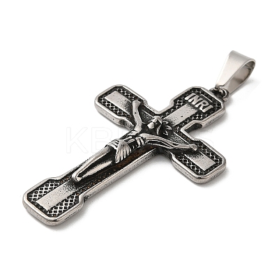 304 Stainless Steel Pendants STAS-Z045-02E-AS-1