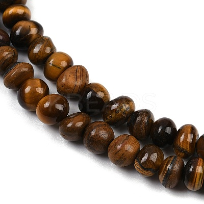 Natural Tiger Eye Beads Strands G-G053-C12-01-1