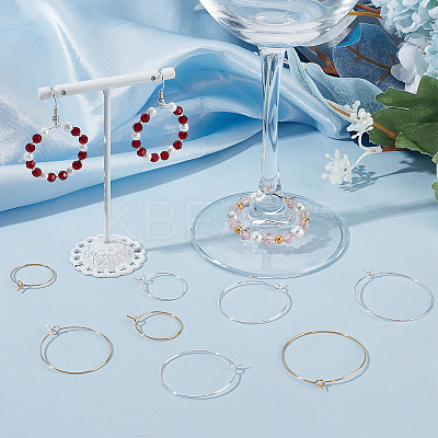 80Pcs 8 Styles 316 Surgical Stainless Steel Wine Glass Charms Rings STAS-BBC0005-96-1