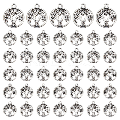120Pcs Tibetan Style Alloy Pendants FIND-UN0007-20AS-1