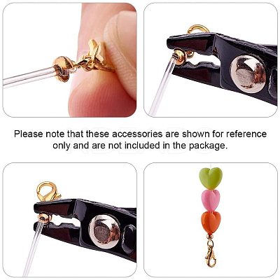Brass Crimp Beads Covers KK-PH0036-09-1