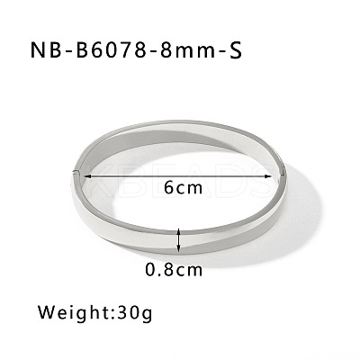 304 Stainless Steel Plain Bangles FS-WG09E60-14-1