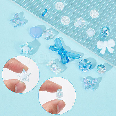 DIY Cute Beaded Stretch Bracelet Making Kit DIY-SC0020-60C-1