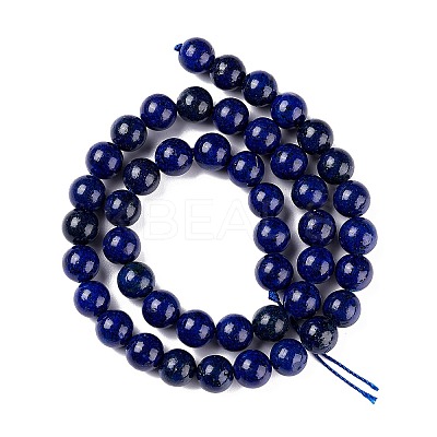 Natural Lapis Lazuli Round Beads Strands LS-G-I181-10-10mm-1