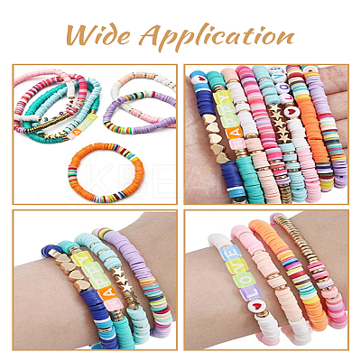 560Pcs 7 Colors Transparent Acrylic Beads TACR-LP0001-03-1