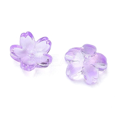 Dyed & Heated Glass Bead Caps GLAA-Z019-03P-1