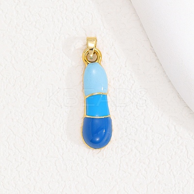 Alloy Enamel Pendants ENAM-S023-01G-I-1