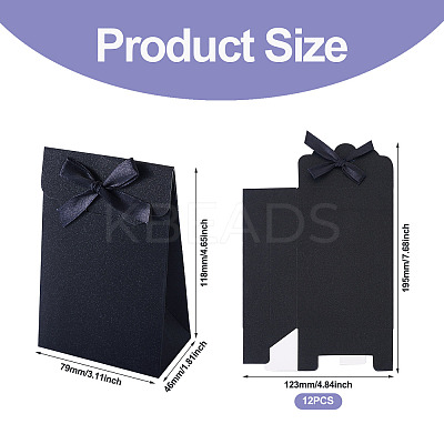 Rectangle Glitter Paper Gift Bags LS-CARB-TAC0002-05F-1