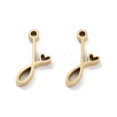 304 Stainless Steel Charms STAS-M327-02G-J-1