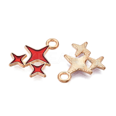 Alloy Enamel Pendants X1-ENAM-T020-38C-RS-1