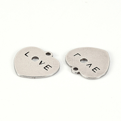 Non-Tarnish Valentine's Day 201 Stainless Steel Pendants STAS-Q238-022-1