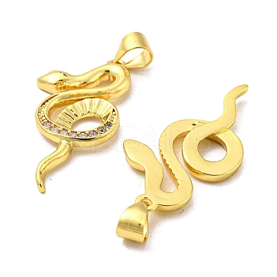 Real 18K Gold Plated Brass Pendants KK-L209-019G-1