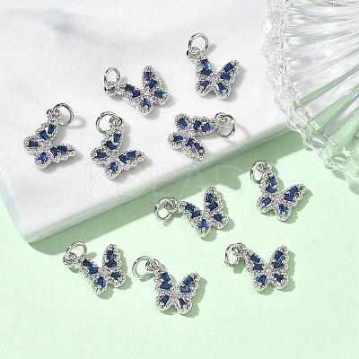 SHEGRACE Brass Pave Clear Cubic Zirconia Pendants XGRQ3Q851-628P-E-1