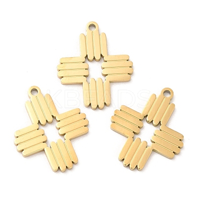 Ion Plating(IP) 316L Surgical Stainless Steel Pendants STAS-D078-25G-1