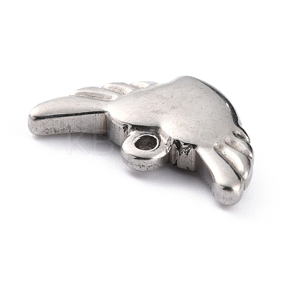 Non-Tarnish 304 Stainless Steel Charms STAS-O143-05P-1