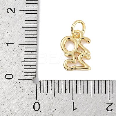 Brass Pendants KK-Q028-37G-1