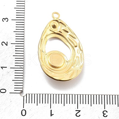 304 Stainless Steel Enamel Rhinestone Pendants RESI-R155-020G-04-1