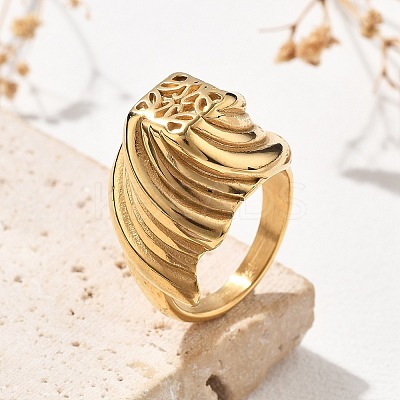 304 Stainless Steel Finger Rings RJEW-Q012-18G-1