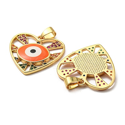 Real 18K Gold Plated Brass Pendants KK-L209-011G-02-1