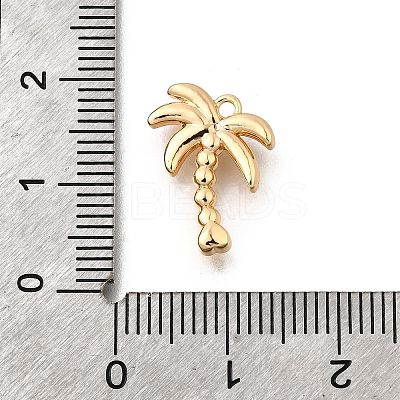 Brass Micro Pave Clear Cubic Zirconia Pendants KK-C096-16B-G-1