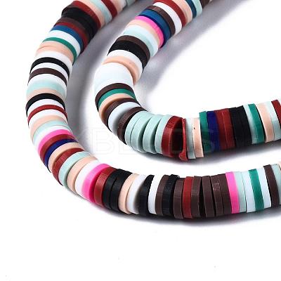 Handmade Polymer Clay Beads X-CLAY-R067-4.0mm-M2-1