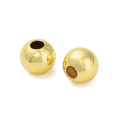 Round Brass Beads KK-A276-02A-G-1