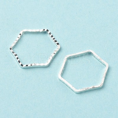 Brass Linking Rings KK-F831-013C-S-RS-1