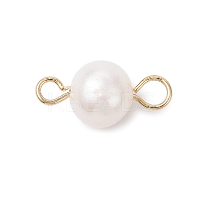 Natural Cultured Freshwater Pearl Round Links PALLOY-JF04219-02-1