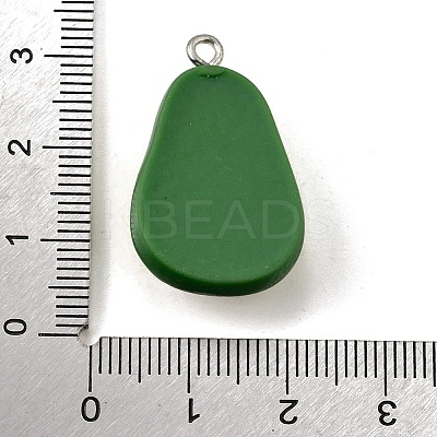 Resin Pendants FIND-U030-06B-P-1