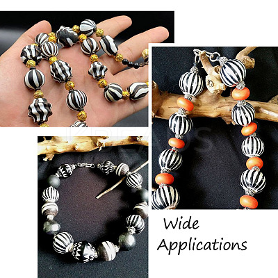 Natural Wooden Beads WOOD-TAC0010-04D-1