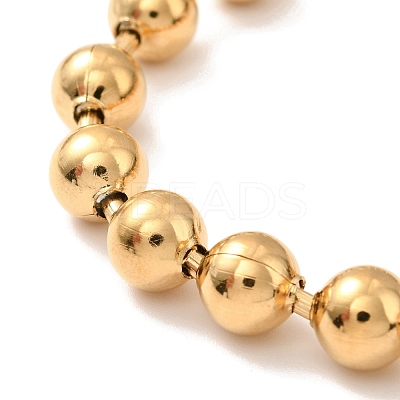 PVD Vacuum Plating 304 Stainless Steel Ball Chain Necklace & Bracelet Set STAS-D181-01G-01C-1