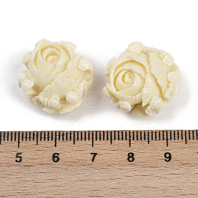 Dyed Synthetic Coral Carved Beads CORA-D035-01B-1
