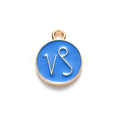 Alloy Enamel Pendants ENAM-S124-01B-02E-1