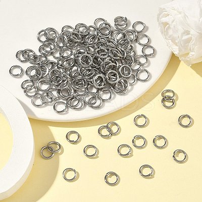 Tarnish Resistant 304 Stainless Steel Open Jump Rings STAS-E067-11-9mm-1